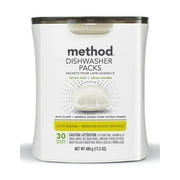2X - Method Dishwasher Detergent Packs, Lemon Mint, 30 Count