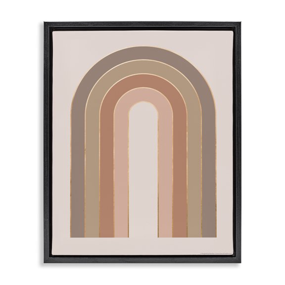 Stupell Industries Eclectic Black Floating Frame Canvas Art, 17 x 21, by Reinders