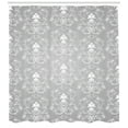 thumbnail image 3 of Ambesonne Damask Shower Curtain, Antique Damask Royal, 69"Wx70"L, Grey and White, 3 of 3