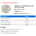 thumbnail image 2 of Radiator Cap - Compatible with 1965 - 1970 Jeep J-2500 1966 1967 1968 1969, 2 of 2