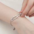 thumbnail image 5 of Handwriting Bracelet 925 Sterling Silver - Actual Signature Bracelet Memorial Gift - Mom, Dad Handwriting Bracelet - Custom Handwritten Gift - Personalized Handwritting Chain Bracelet for Female, 5 of 11