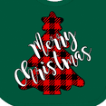 thumbnail image 4 of Inktastic Red Buffalo Plaid Christmas Tree Boys or Girls Baby Bib, 4 of 4