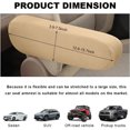 thumbnail image 2 of NOGIS 2 PCS Car Front Seat Armrest Covers, Soft Elastic Fabric Auto Arm Rest Protector, Breathable Front Seat Armrest Cover Replacement, Universal Vehicle Interior Decor Accessories (Beige), 2 of 6