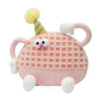 Hwkond Large Throw Pillows Small Monsters Sofa Pillow Cute And Quirky Super Soft Lumbar Cushion Lambswool Office Cosy Cushion Multi-scene Applicable,Pink