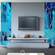 thumbnail image 5 of Pegatinas de Pared de Espejo Wosthever Decoración de Carteles Tridimensionales Azul 135x37cm, 5 of 6
