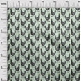 thumbnail image 3 of oneOone Polyester Spandex Mint Fabric Rooster Cock Craft Projects Decor Fabric Printed By The Yard 56 Inch Wide-RY, 3 of 4
