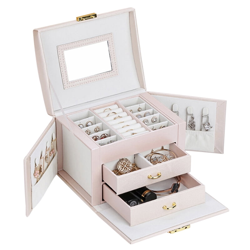 Drawer Type Jewelry Storage Box Multilayer Jewelry Box With Lock Jewelry Box