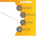 thumbnail image 3 of SUNLITE 15W 4ft. Integrated LED Strip Fixture 3000K Warm White, 3 of 9