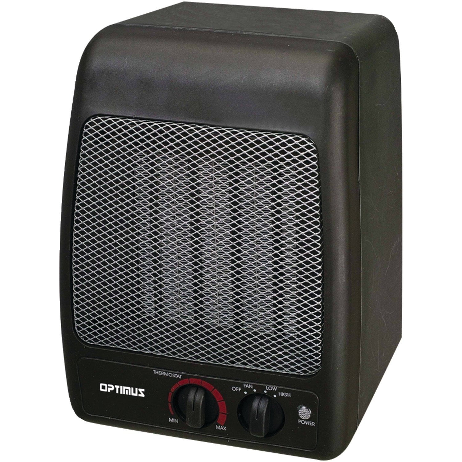 Small Portable Heater, Optimus H-7000 Black Electric Room Portable