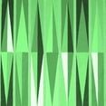 thumbnail image 1 of Ahgly Company Indoor Square Abstract Emerald Green Contemporary Area Rugs, 3' Square, 1 of 4