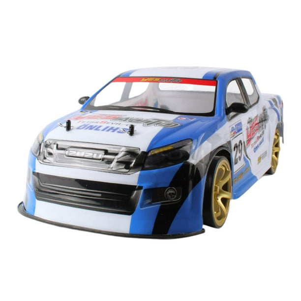 1:10, coche de telemando, coche de carreras RC, modelo acrobático, juguetes para , y niñas Azul Hugo Coche de control de radio