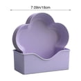 thumbnail image 3 of Gifts YYV 5-Pack Small Sectioned Tabletop Snack Plates Multi-Use Serving Dishes Dining Table Storage Organizer for Bones Shells Condiments Appetizers Durable Non-Slip Party Platter Set, 3 of 6