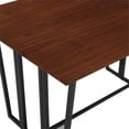 thumbnail image 5 of Pemberly Row 47" Modern Drop-Leaf Wood Dining Table - Dark Walnut / Black, 5 of 6