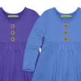 thumbnail image 3 of Millie Loves Lily Blue Iris & Blue Long Sleeve Tops & Leggings Set,Big Girls, Size 6, (4_PCS), 3 of 6