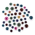 thumbnail image 1 of MasteelfCA 100 Pcs Jouets en Résine Forme Ronde Couleurs Assorties Yeux Simulés, 1 of 7