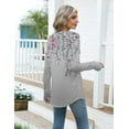 thumbnail image 7 of Zeagoo Tshirts For Women Thumb Hole Cotton Long Sleeve Shirts Tunic Blouses for Leggings, 7 of 7