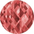 thumbnail image 1 of Ahgly Company Machine Washable Indoor Round Transitional Red Area Rugs, 3' Round, 1 of 7