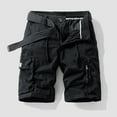 thumbnail image 2 of Men's Cargo Pants Outdoor Casual Slim Fit Lightweight Comfortable Utility Shorts with Multiple Pockets for Hiking Travel Work, 2 of 2