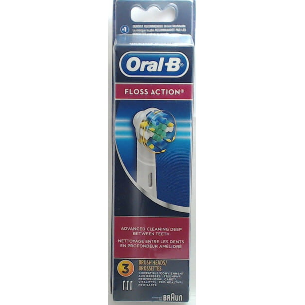 EB25-3, Replacement Brush Heads, 3 Pack Oral-B 3709, 3711, 3713 - Walmart.com