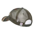 thumbnail image 3 of Ripstop Trucker Cap, USA Flag, Woodland, 3 of 3