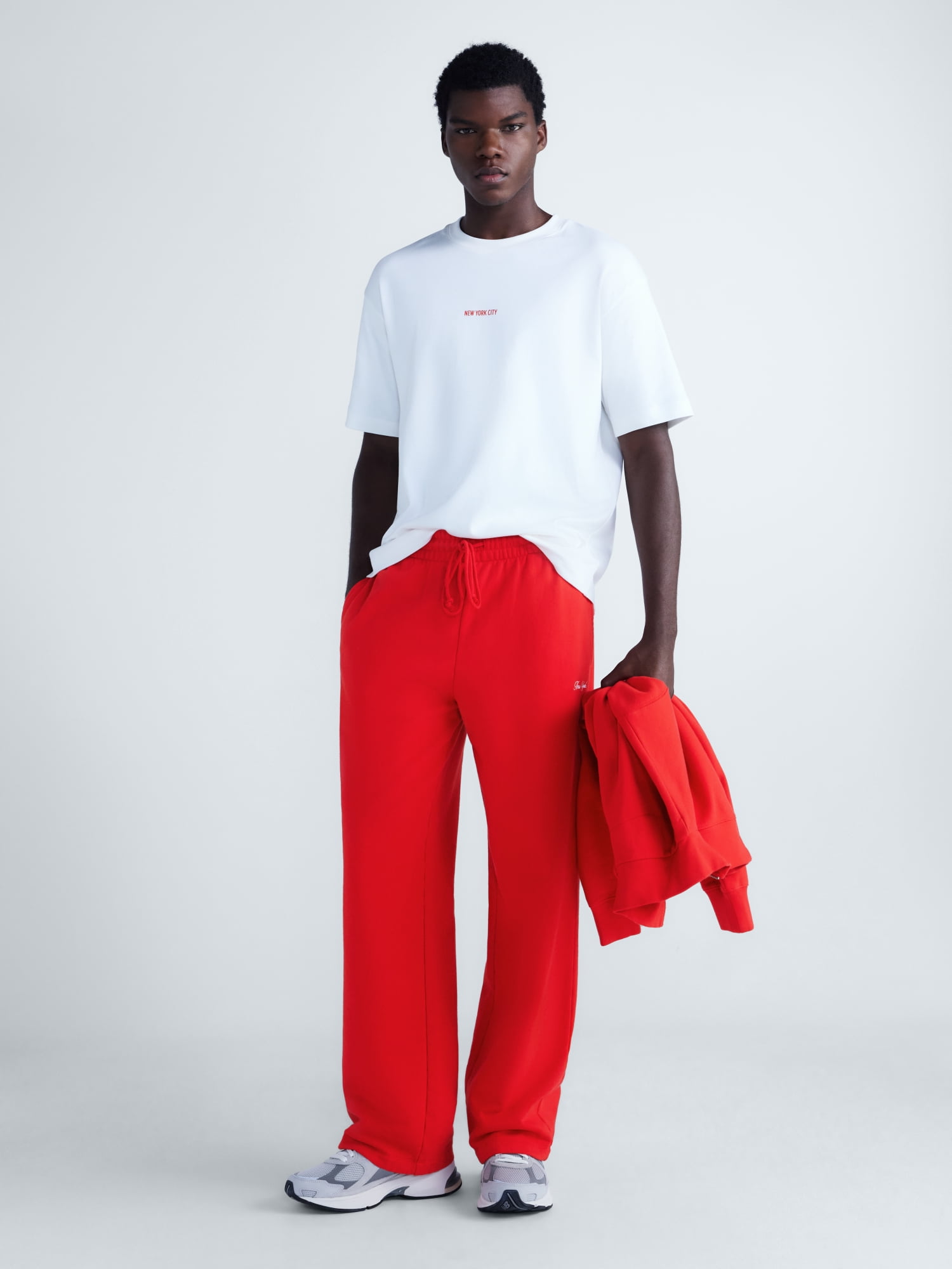 Free Assembly Men's Cotton Fleece Sweatpants, Sizes XS-XL