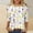 01 Yellow2, variant on 3/4 Length Sleeve Womens Tops 3/4 Sleeve T Shirt Sunflower Graphic Tees Flower Print Summer Casual Tops Blouse