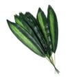 thumbnail image 2 of 20pcs High Simulation Artificial Plant Leaf Brazil Leaves Home Office Cafe Store DIY Decorations (Green), 2 of 8