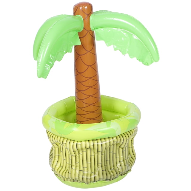 PVC Coconut-árbol Cubo de hielo inflable Cubo de almacenamiento de hielo al aire libre portátil