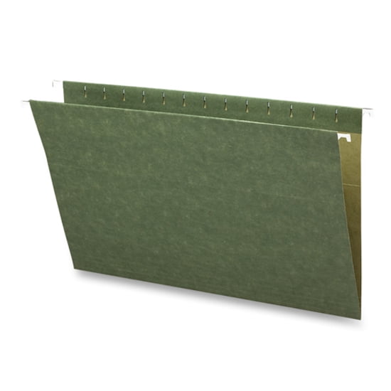 Business Source, BSN26529, Hanging File Folders, 25 / Box, Green