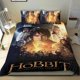 thumbnail image 1 of Hobbit Conjunto de sábanas temático, trío de piezas, cómodo y amigable con la piel, diseño único, regalo de decoración para el hogar para familiares, amigos y fans,173cm *218cm, 1 of 6