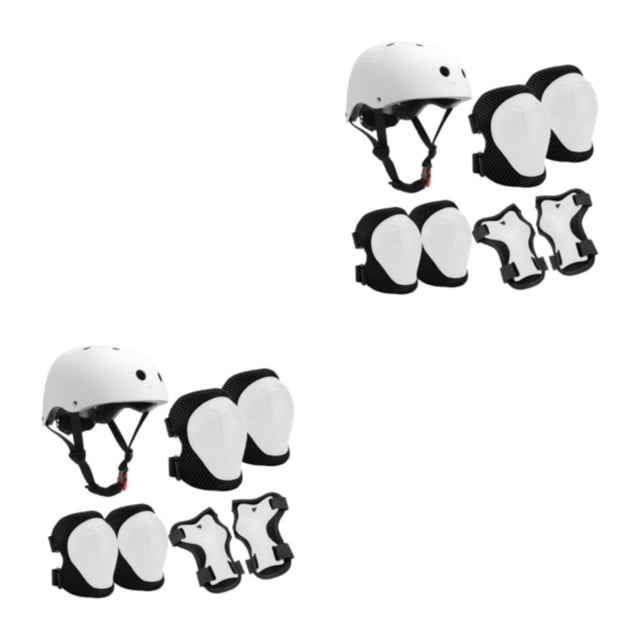 Toystoory Casco de bicicleta cómodo y duradero para niños y adolescentes Conjunto de casco y almohadillas para niños de amplia aplicación Type7 NO7