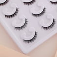 thumbnail image 5 of Short Eyelashes Natural Look 6D Wispy Mink Lashes 10 Pairs 100% Handmake Reusable Fake Eyelashe (Short-Natural_10pairs), 5 of 16