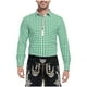 thumbnail image 1 of Blusa y camisa de manga larga con cuello vuelto para hombre, blusa informal de moda con botones y retazos, blusa de manga larga con cuello vuelto, blusa de poliéster para hombre, 1 of 5