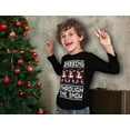 thumbnail image 3 of Tstars Boys Unisex Christmas Shirts Gift Dabbing Through the Snow Santa Gifts for Boy Youth Kids Long Sleeve T Shirt, 3 of 6