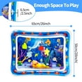 thumbnail image 4 of Inflatable Tummy Time Mat,BUSATIA Premium Baby Water Play Mat for Infants and Toddlers Baby Toys for 3 to 24 Months,Fun Activity Center Play Mat Gift for Boy & Girl Early Sensory, 4 of 7