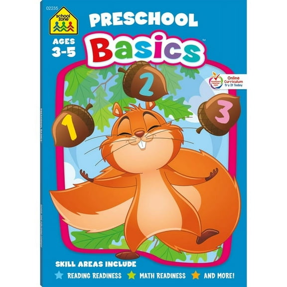 School Zone Preschool Basics Workbook