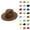 Coffee, variant on Wide Brim Sun Hats for Women UV Protection – Foldable Straw Hat with Ponytail Hole, Packable Beach Hat, Floppy Hat for Travel, Pool, Gardening, Hiking, Summer Outdoors