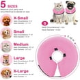 thumbnail image 2 of GHSDFBB Dog Cone Collar,Protective Inflatable Collar for Dog&Cat,Pet Recovery Collar Blow up,Cat Cone Collar Alternative After Surgery for Small Medium Large Dog (Pink, Small(Neck Size:7"-12")), 2 of 7