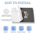 thumbnail image 6 of The Heart, The Skull, The Lock PS5/PS5 Slim Digital Disc Skin Sticker For Console And Controller Skins, 6 of 7