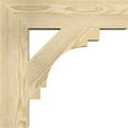 thumbnail image 6 of Ekena Millwork 4"W x 18"D x 18"H Merced Block Rough Sawn Bracket, Douglas Fir, 6 of 25