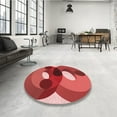 thumbnail image 4 of Ahgly Company Machine Washable Indoor Rectangle Transitional Red Area Rugs, 5' x 8', 4 of 7