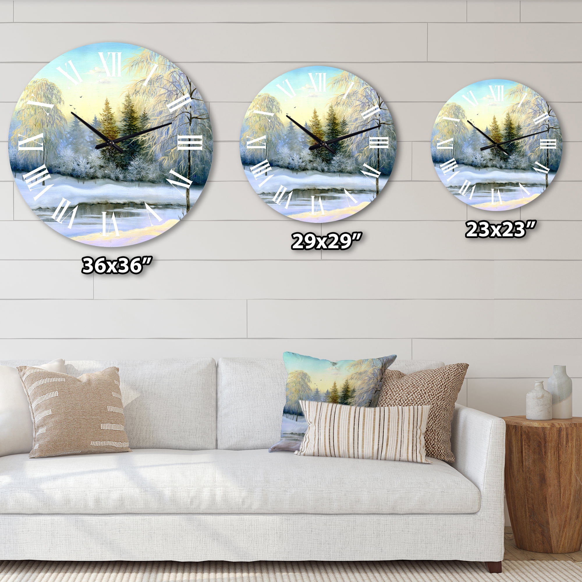 Designart 1 in Traditional Wall Clock