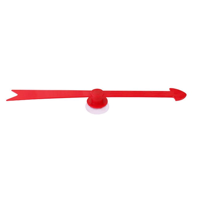 SGACAI Spinner de flecha de gran tamaño, plástico rojo con ventosa, Spinners para G Deco US