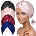 thumbnail image 2 of Gorro de dormir de doble capa, ajuste ajustable, protección para el cabello sin frizz, cómodo ajuste elástico, gorro de dormir para el cuidado del cabello, 2 of 8