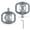 Grey, variant on BUCKLOS Mountain Bike Pedals Clip in and Flat Platform Dual Sided, Lightweight Nylon Clipless Pedals Compatible with SPD Bicycle Cleats Cycling Shoes- Fit Gravel MTB Indoor Road Bike（PD-M650）