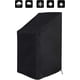 thumbnail image 2 of Funda para silla de jardín impermeable de 64 x 64 x 120/70 cm, funda protectora de tela Oxford 210d para sillas apilables de exterior, anti-UV, antipolvo, transpirable, para brazos de jardín, 2 of 5