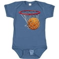 thumbnail image 3 of Inktastic Basketball Swish Boys or Girls Baby Bodysuit, 3 of 5