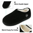 thumbnail image 5 of Ecetana Womens Comfortable Slippers Plush Fleece Lined Memory Foam Closed Back House Shoes, 5 of 6