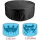 thumbnail image 5 of Outdoor Furniture Cover, Round Waterproof Outdoor Garden Table Cover, Patio Furniture, UV Shelter and Dustproof Dining Chairs 230x110cm See Image, 5 of 5