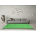 thumbnail image 3 of Ahgly Company Indoor Round Oriental Emerald Green Industrial Area Rugs, 3' Round, 3 of 4